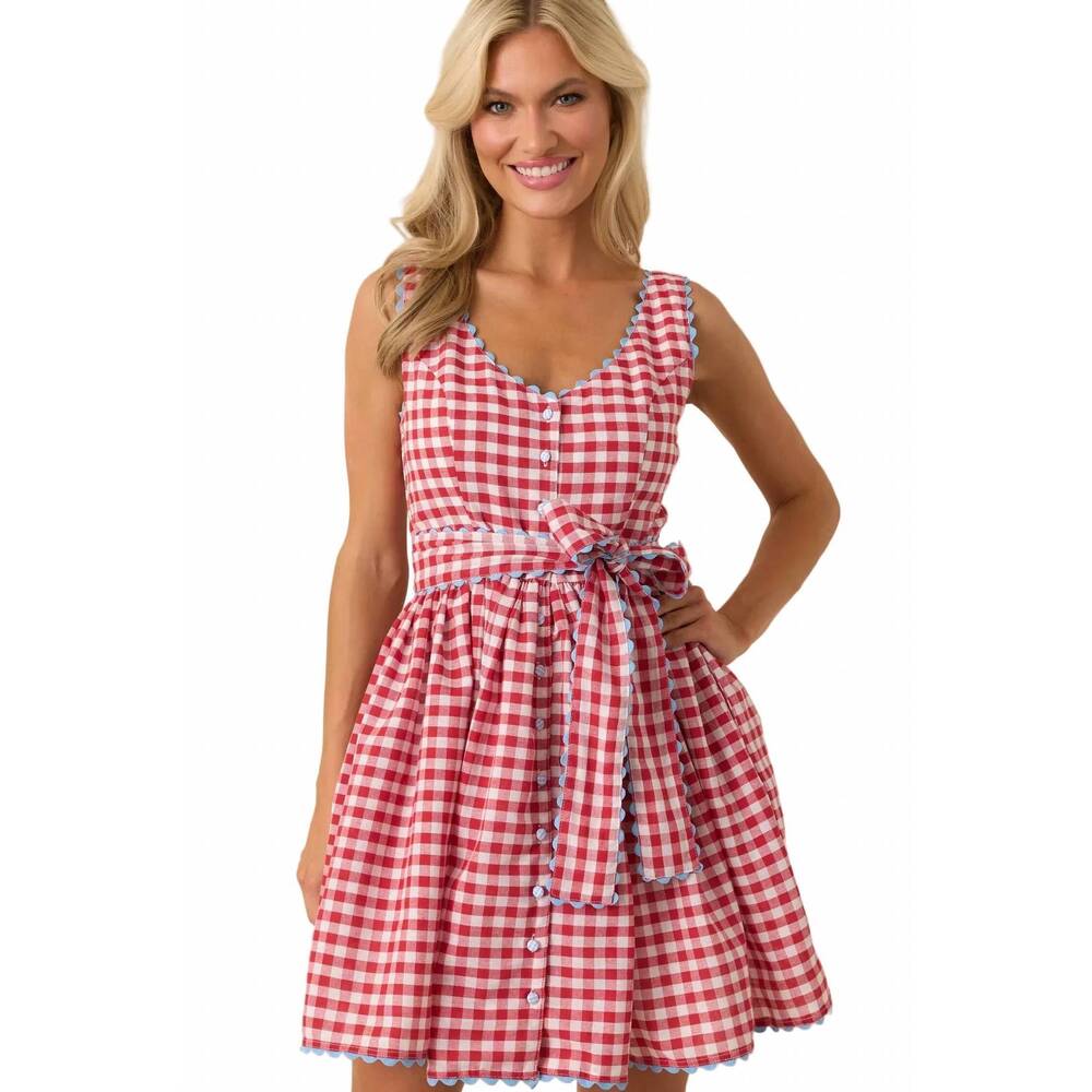 NEW PROSPERINA lottie dress in red